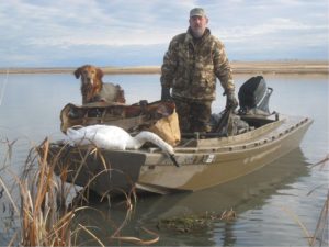 Devlin Cackler 14 DIY hunting skiff
