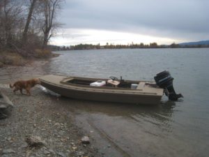 Devlin Cackler 14 DIY hunting skiff
